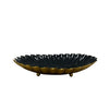 COUPE OVAL NOIR GOLD