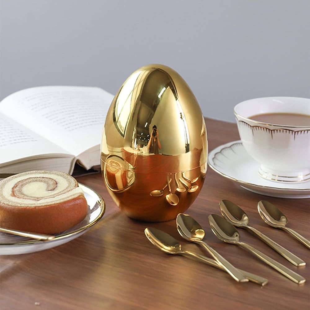 CUILLIÈRES À CAFÉ OEUF
