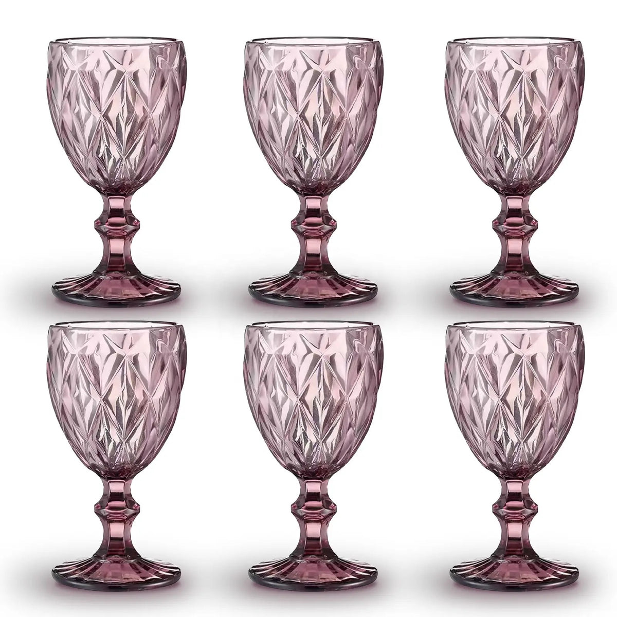 6 VERRES À PIED