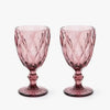 6 VERRES À PIED