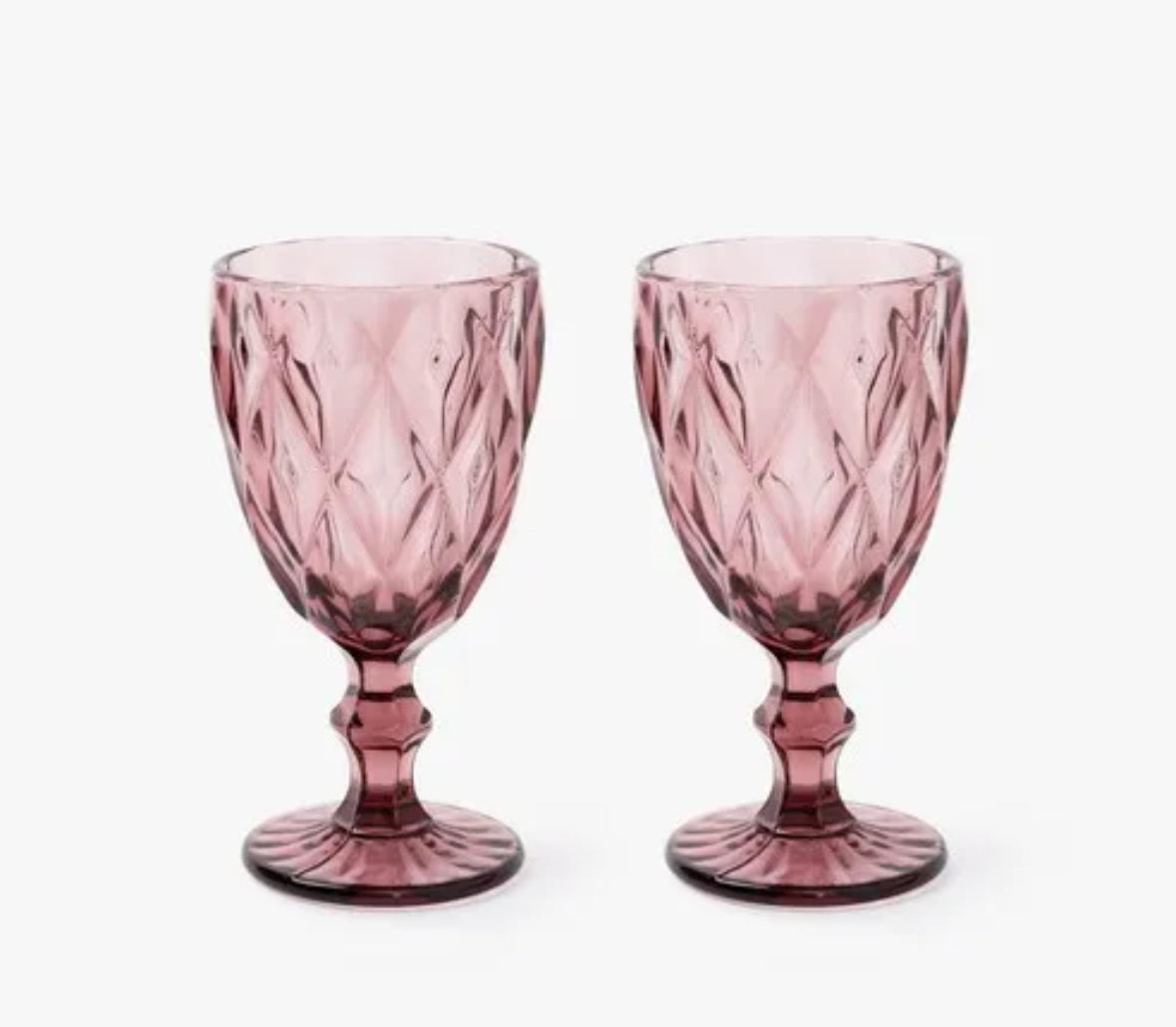 6 VERRES À PIED