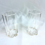 6 VERRES À EAU FLEUR
