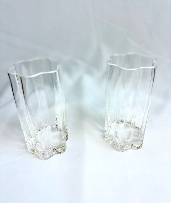 6 VERRES À EAU FLEUR