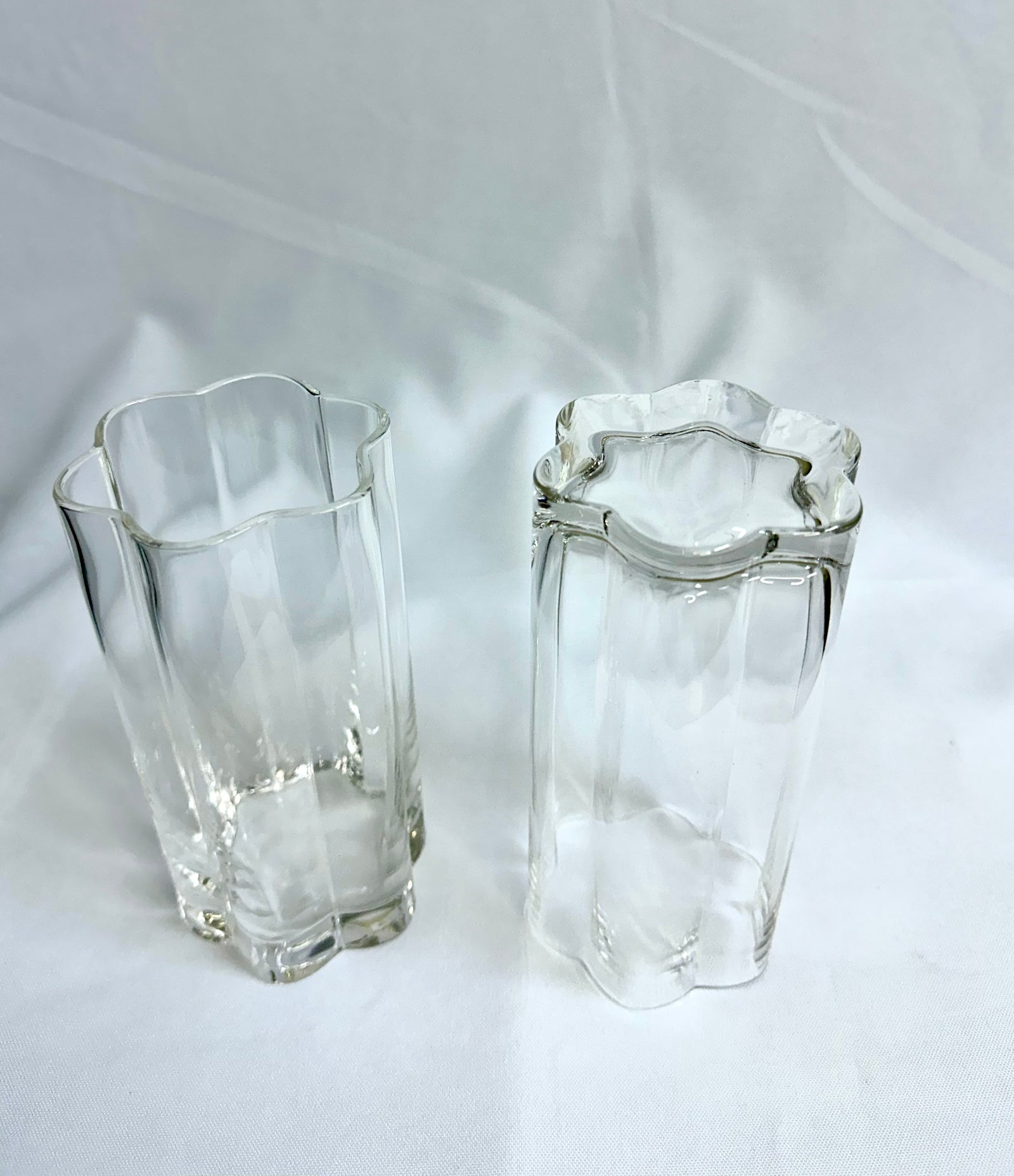 6 VERRES À EAU FLEUR
