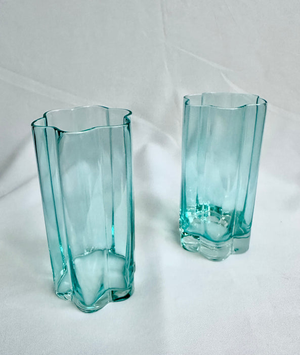 6 VERRES À EAU FLEUR