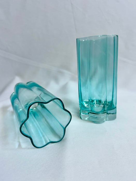 6 VERRES À EAU FLEUR