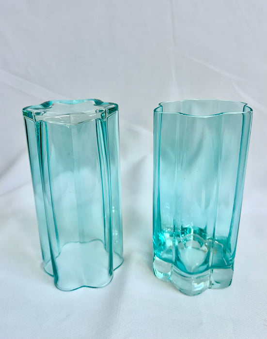 6 VERRES À EAU FLEUR