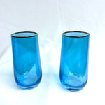 6 VERRES À EAU COULEUR