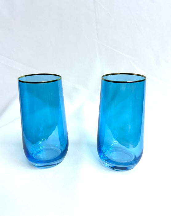 6 VERRES À EAU COULEUR