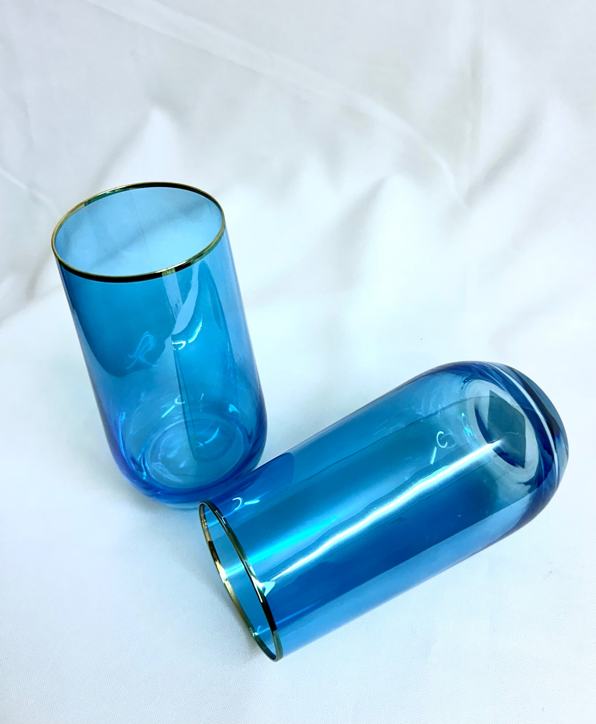 6 VERRES À EAU COULEUR