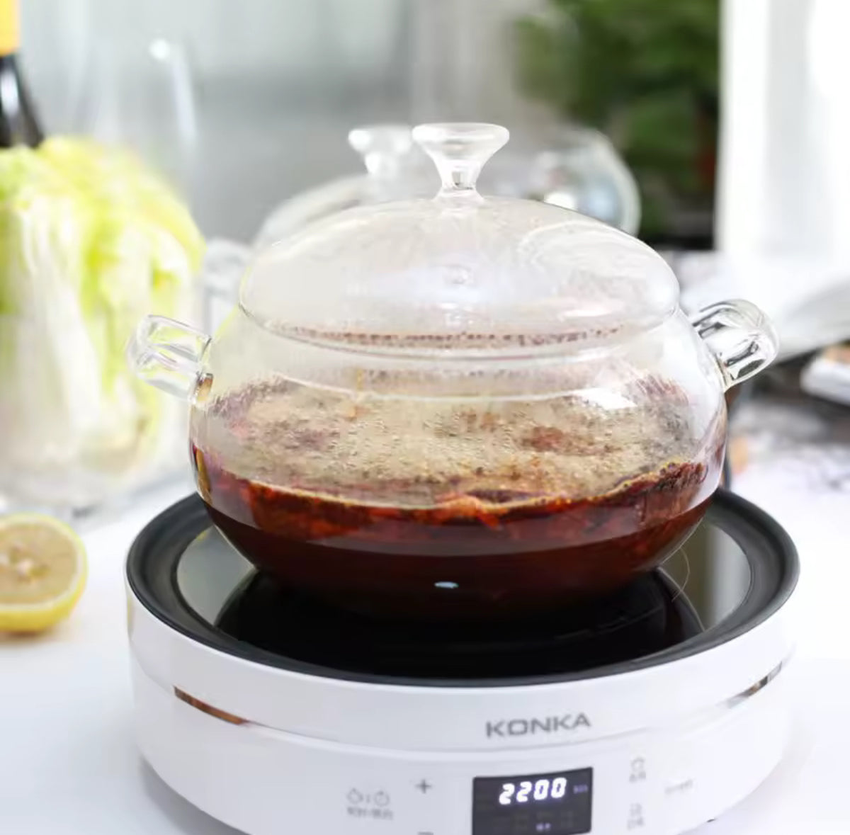 MINI SOUPIÈRE EN VERRE
