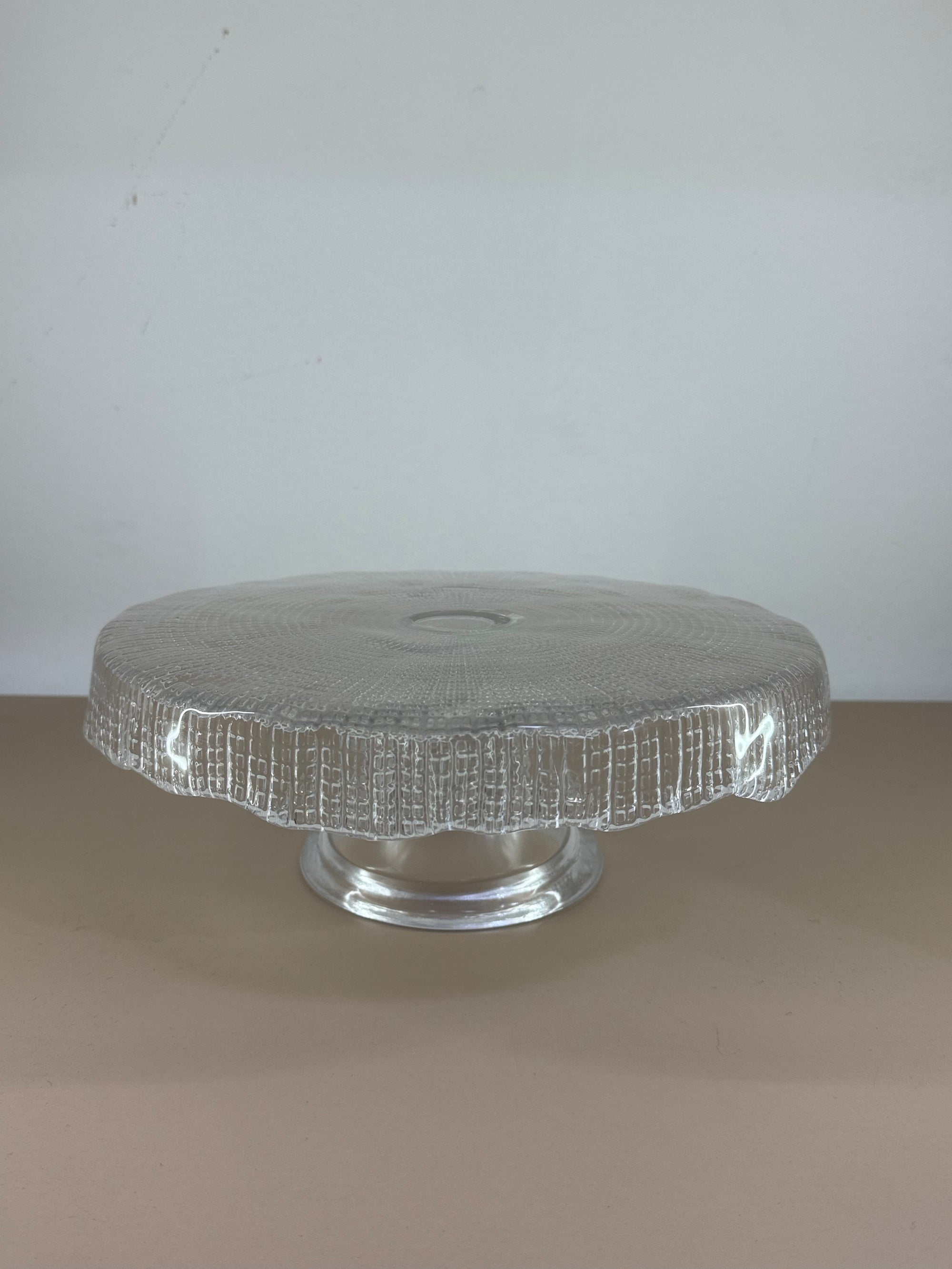 PLAT À TARTE EN VERRE