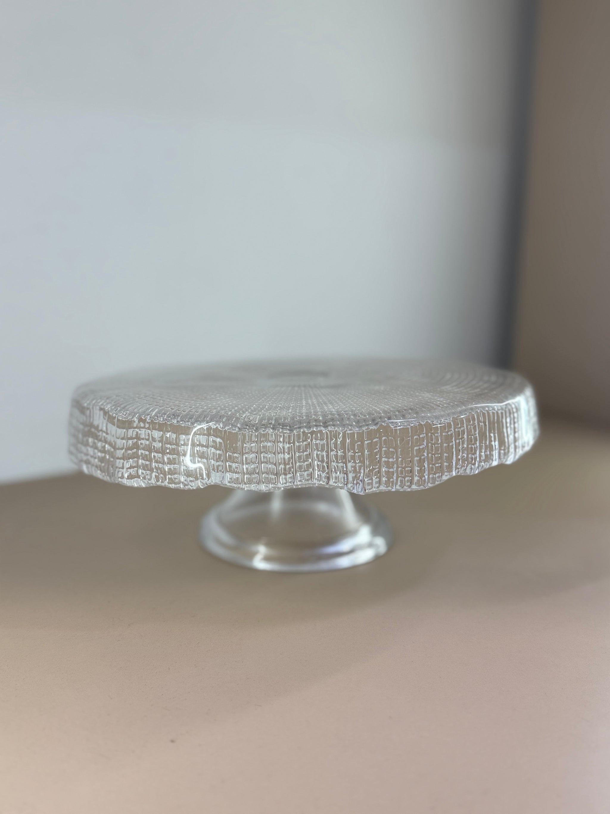 PLAT À TARTE EN VERRE