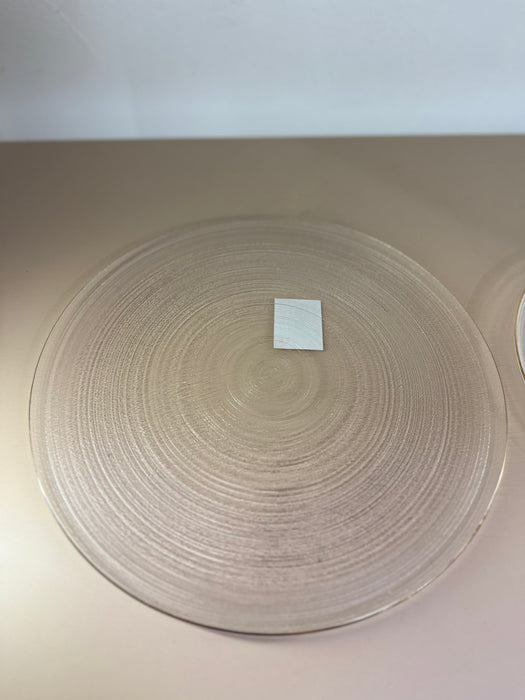 ASSIETTE EN VERRE 3 TAILLES