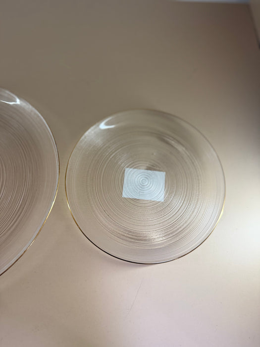 ASSIETTE EN VERRE 3 TAILLES