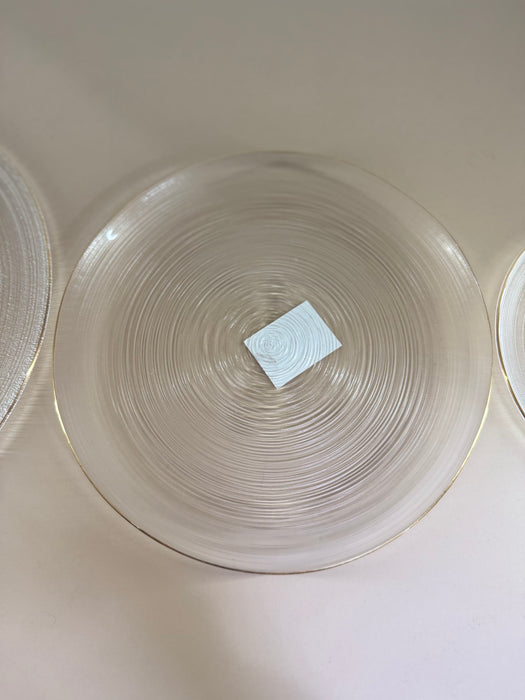 ASSIETTE EN VERRE 3 TAILLES