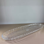 PLAT OVAL EN VERRE