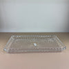 PLAT RECTANGLE EN VERRE