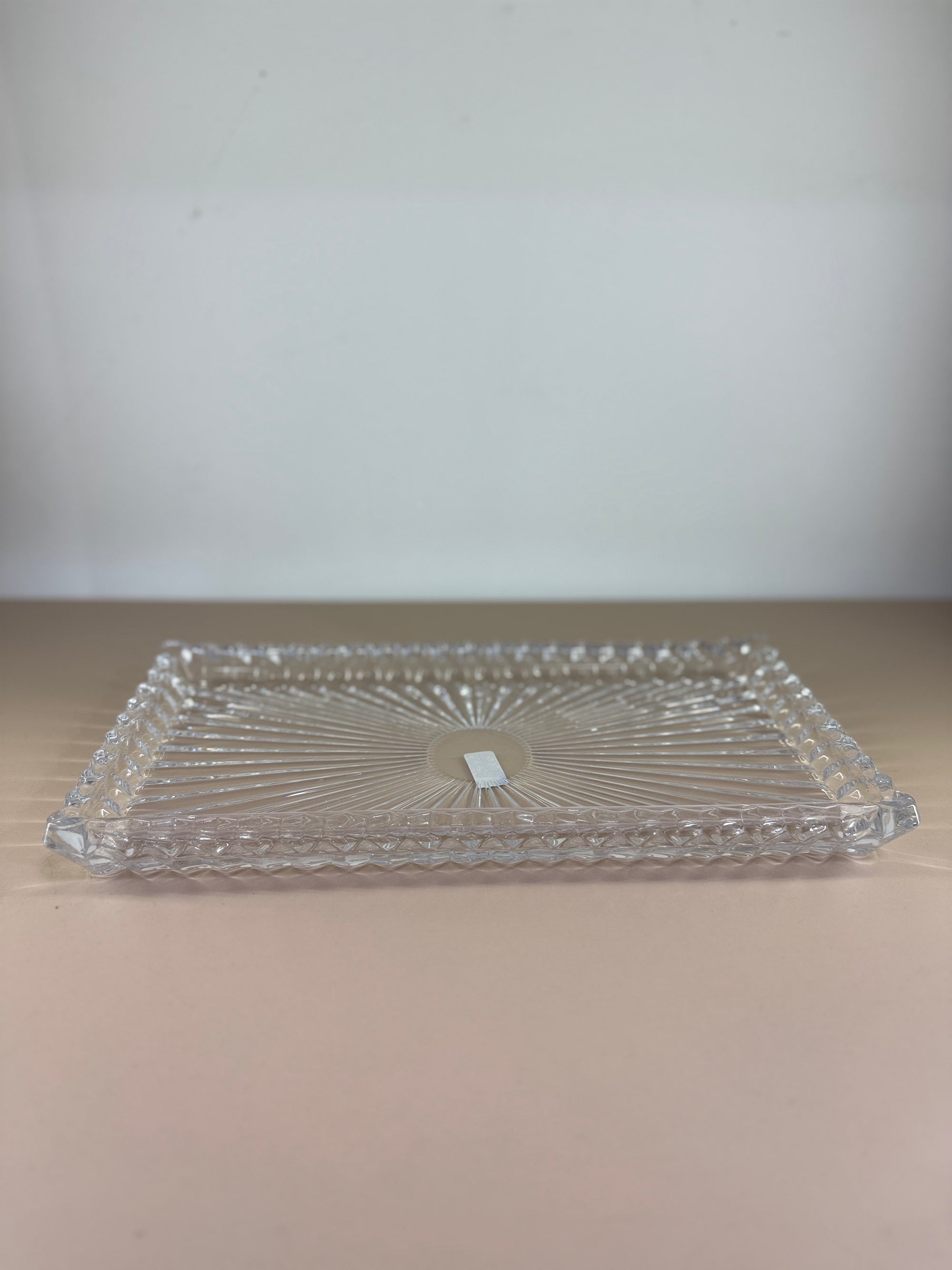 PLAT RECTANGLE EN VERRE