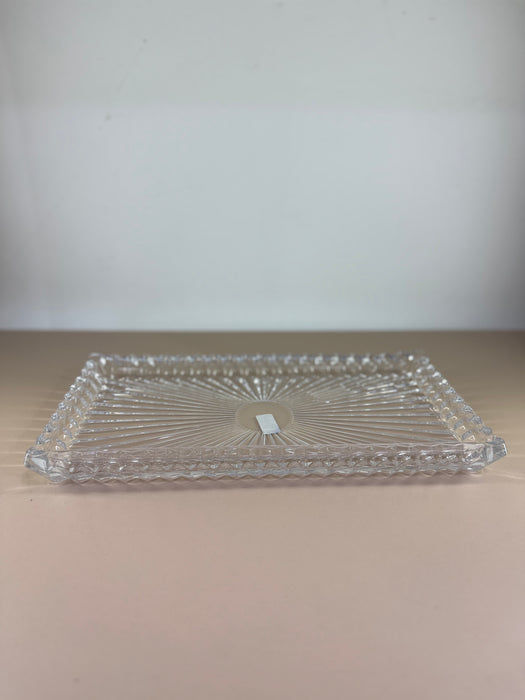 PLAT RECTANGLE EN VERRE