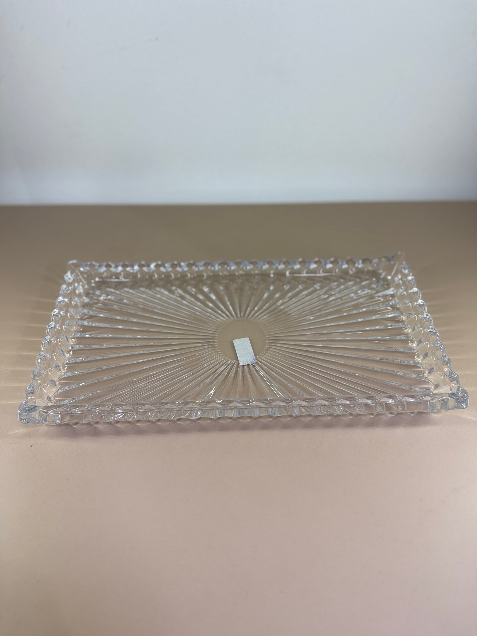 PLAT RECTANGLE EN VERRE