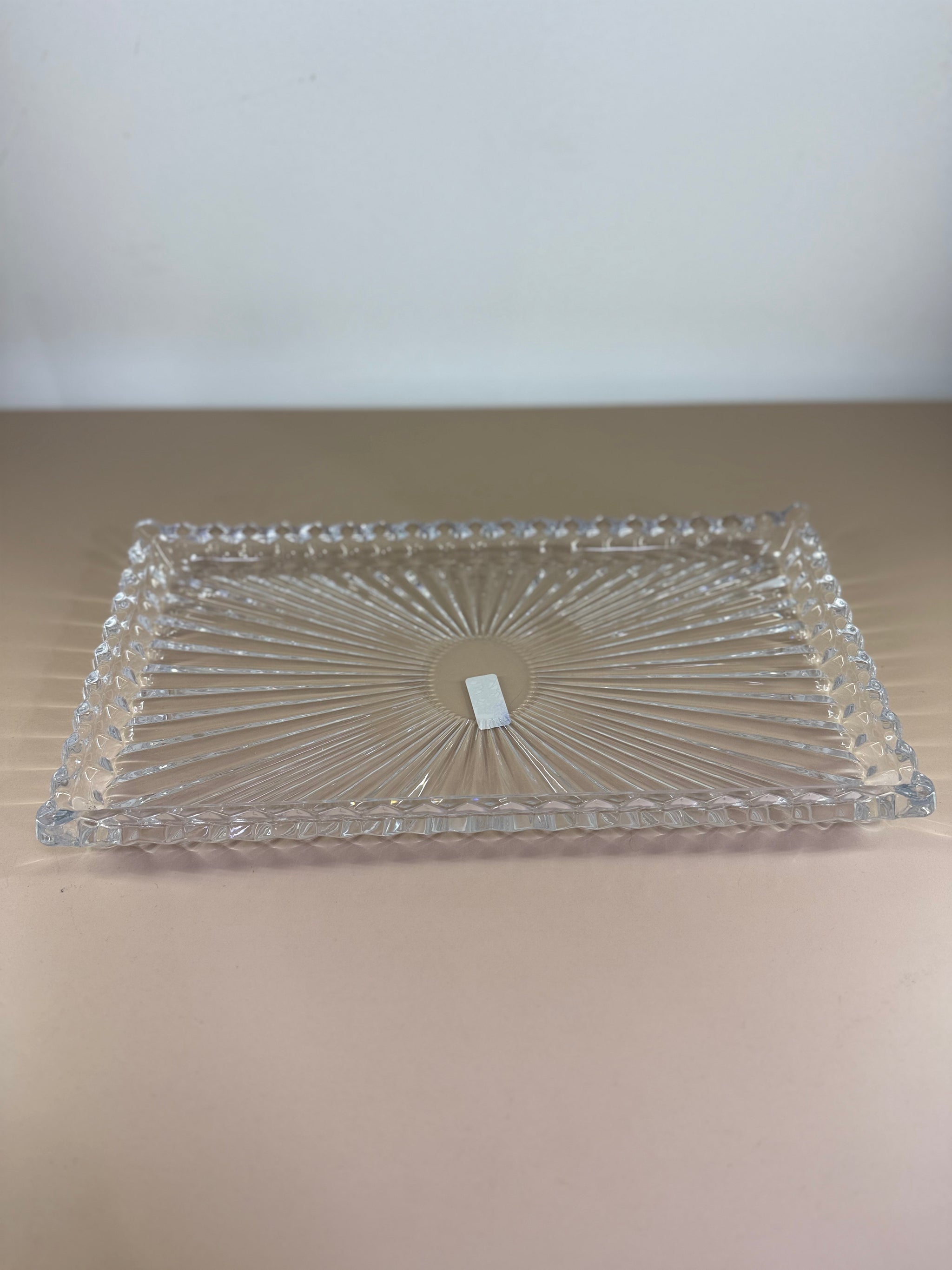 PLAT RECTANGLE EN VERRE