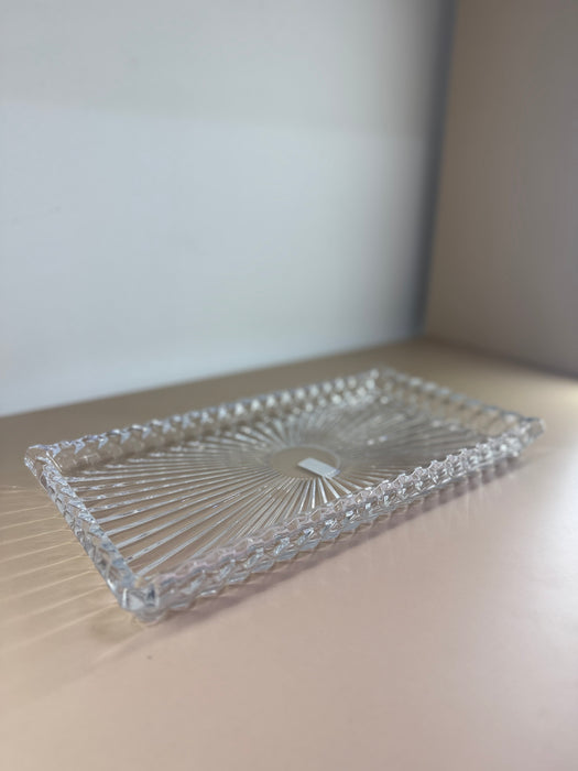 PLAT RECTANGLE EN VERRE