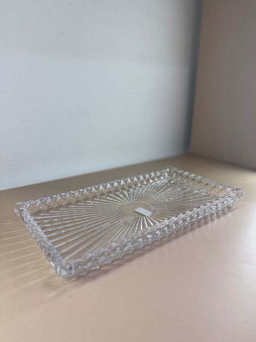 PLAT RECTANGLE EN VERRE