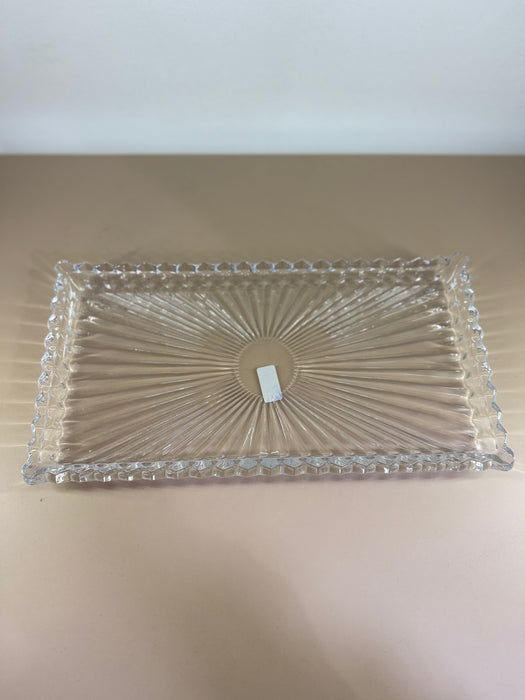 PLAT RECTANGLE EN VERRE