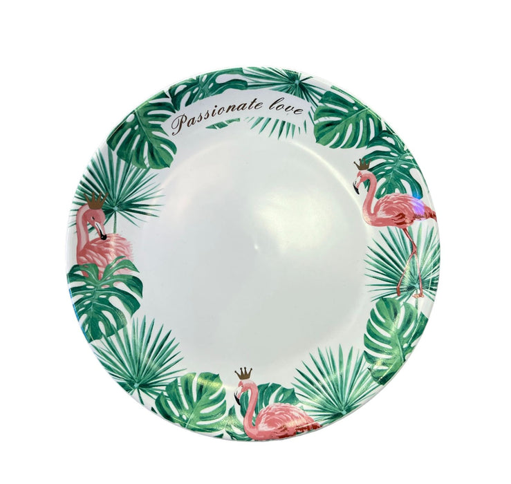 ASSIETTE FLAMANT ROSE 21-4