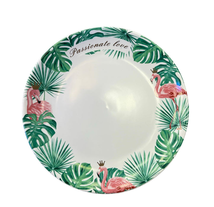 ASSIETTE FLAMANT ROSE 21-4