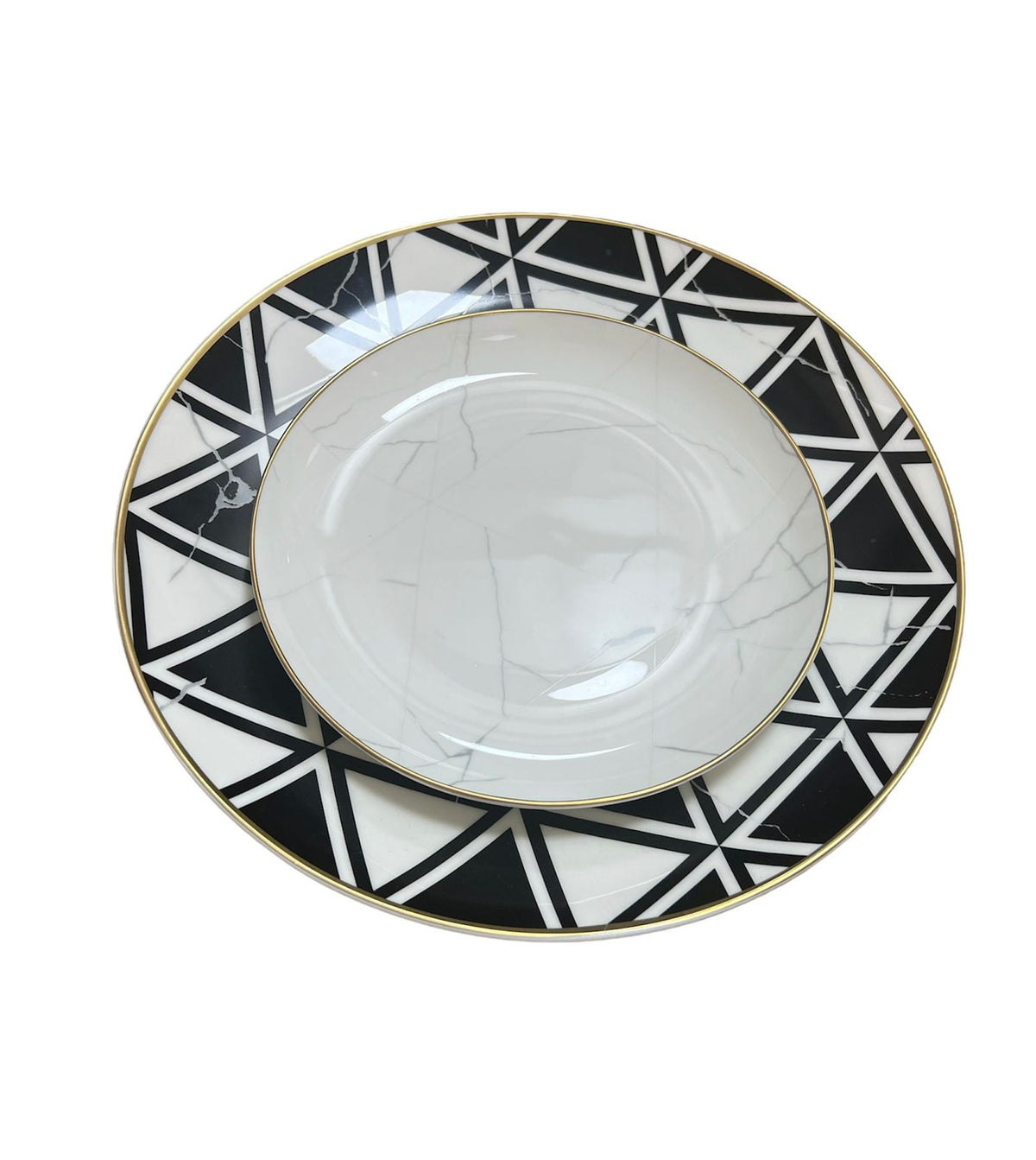COFFRET 6 ASSIETTES DAMIER