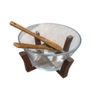 SALADIER  + SUPPORT + COUVERTS