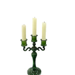 BOUGEOIRS EN VERRE VERT