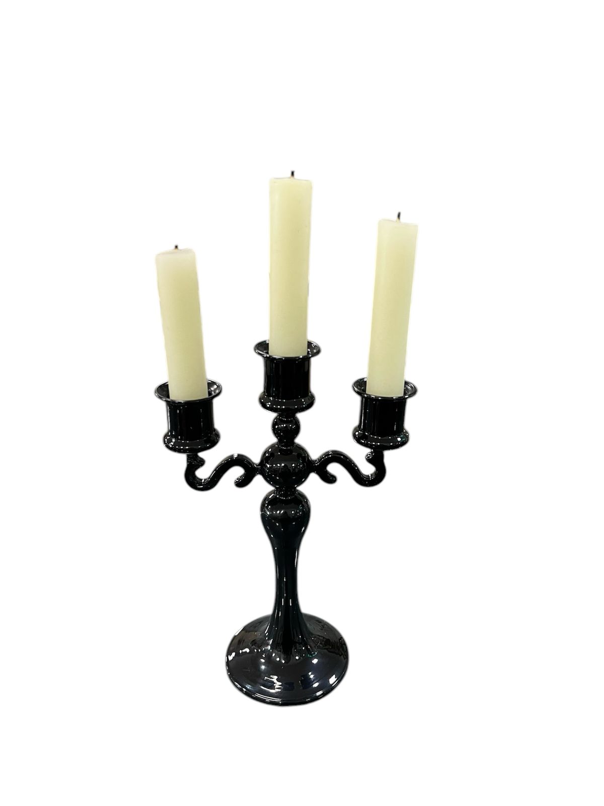 BOUGEOIRS EN VERRE NOIR