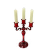 BOUGEOIRS EN VERRE ROUGE