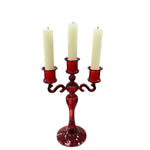 BOUGEOIRS EN VERRE ROUGE