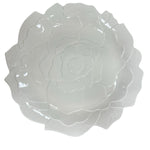 PLAT FLEUR PORCELAINE