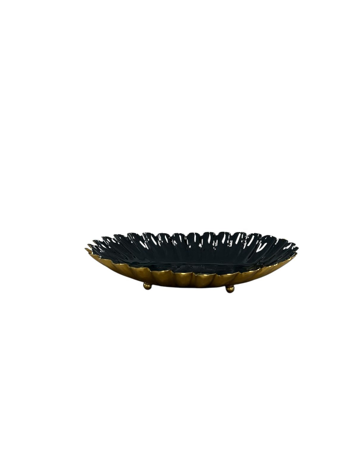 COUPE OVAL NOIR GOLD