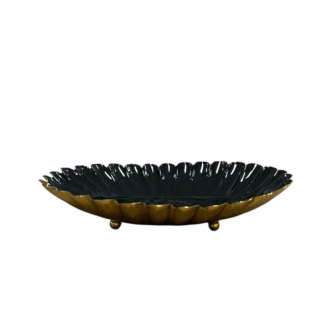 COUPE OVAL NOIR GOLD