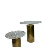 PRESENTOIR PLEXI DORÉ