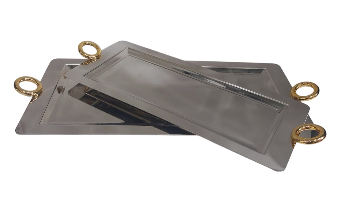 PLATEAUX INOX GOLD