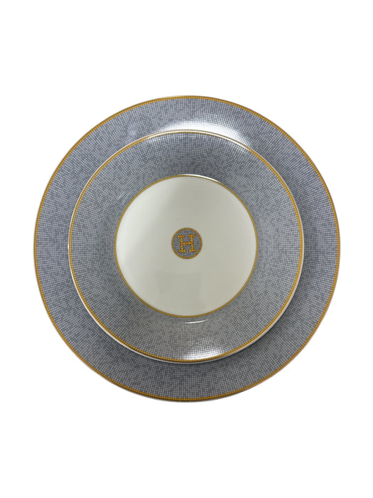 COFFRET 6 ASSIETTES GRIS