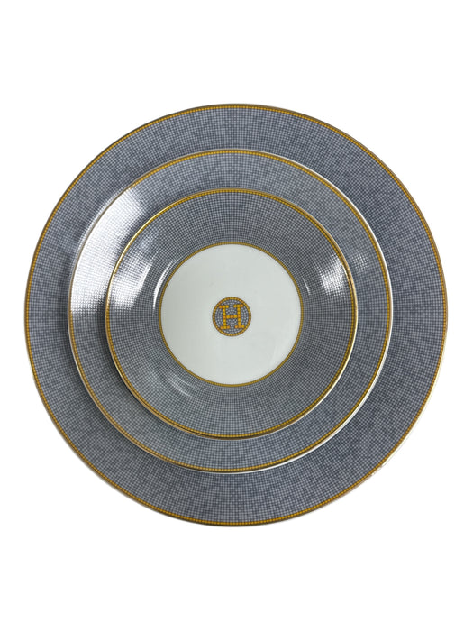 COFFRET 6 ASSIETTES GRIS