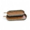 SET 2 PLATEAUX OVAL BOIS/OSIER