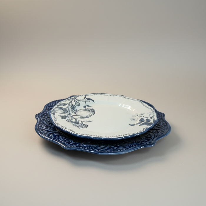 ASSIETTE BLEU AZUR