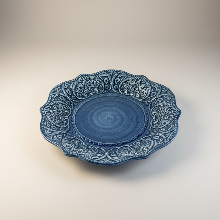 ASSIETTE BLEU AZUR