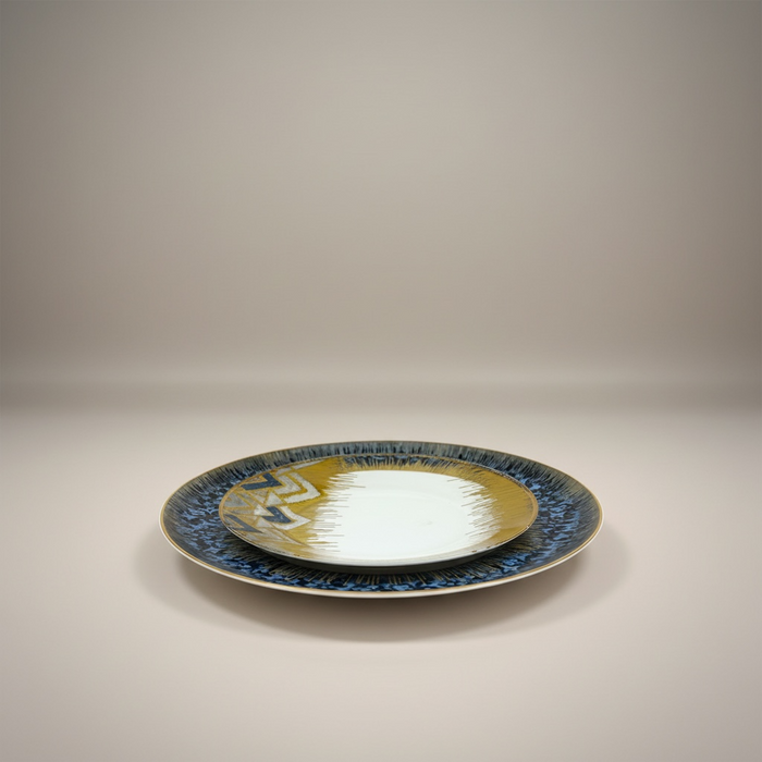 Service de table 12 pièces HARMONIE AZUR