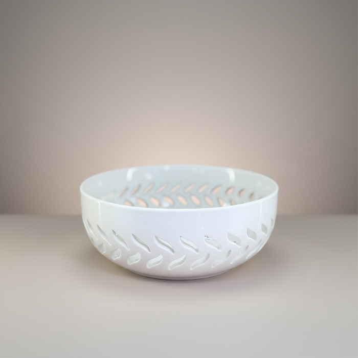 PLAT BLANC + SUPPORT ROND