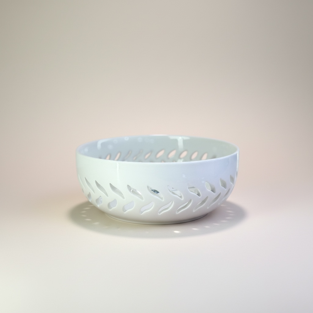 PLAT BLANC + SUPPORT ROND
